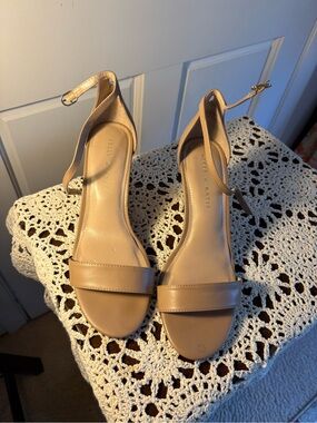 Katie & Kelly Nude/Tan Ankle-Strap Sandals